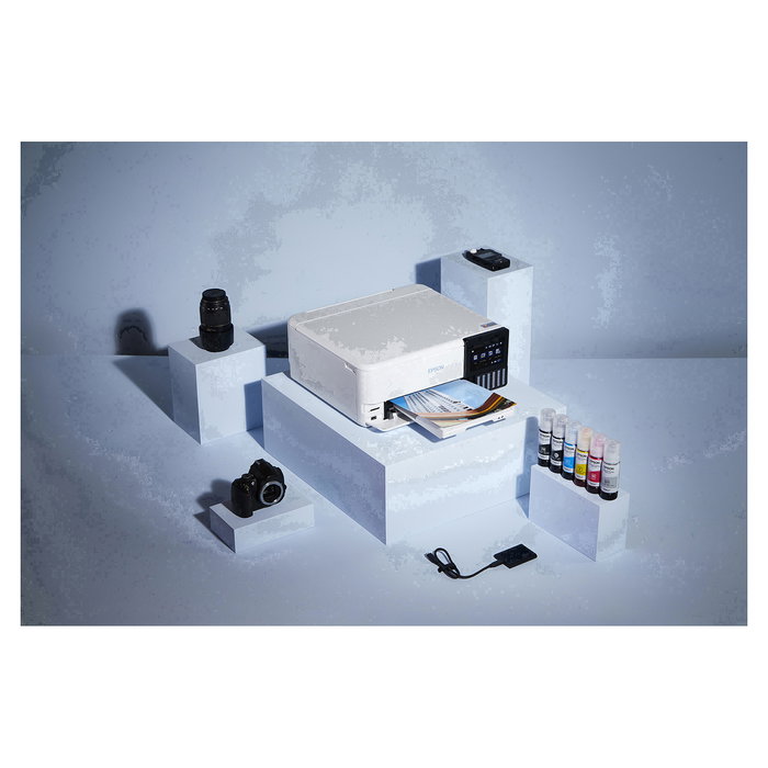 Epson ET-8500 Impresora Inyección Tinta Color A4 5760x1440 DPI Wifi Ethernet USB Pantalla Táctil LCD Blanco