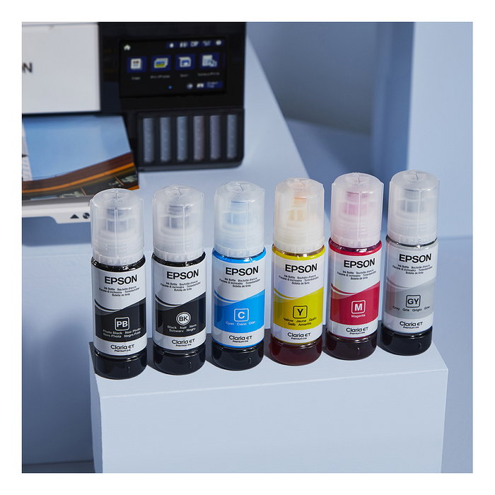Epson ET-8500 Impresora Inyección Tinta Color A4 5760x1440 DPI Wifi Ethernet USB Pantalla Táctil LCD Blanco