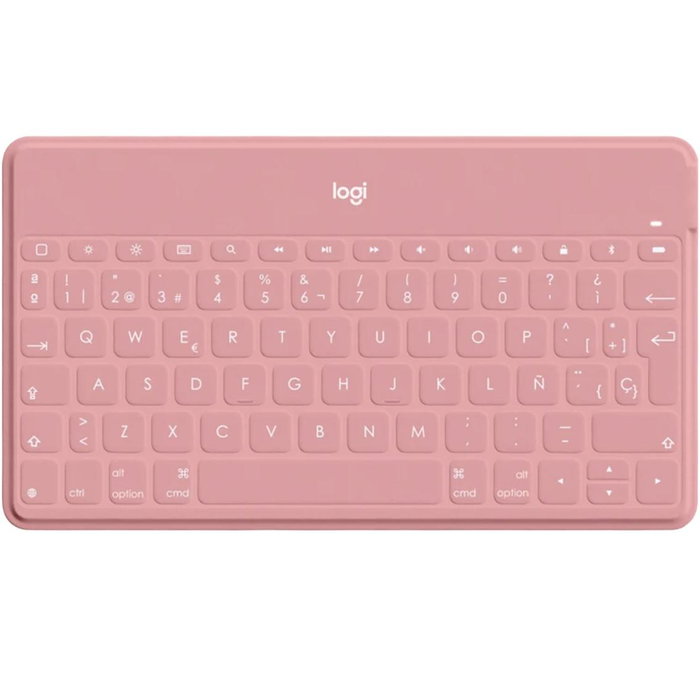 Logitech 920-010043 - Teclado Ultracompacto Inalámbrico Keys-to-Go QWERTY Español Bluetooth Blanco para iPhone, iPad y Apple TV, Resistente a Salpicaduras, Batería de 3 Meses Logitech 920-010043 - Teclado Ultracompacto Inalámbrico Keys-to-Go QWERTY Español Bluetooth Blanco para iPhone, iPad y Apple TV, Resistente a Salpicaduras, Batería de 3 Meses