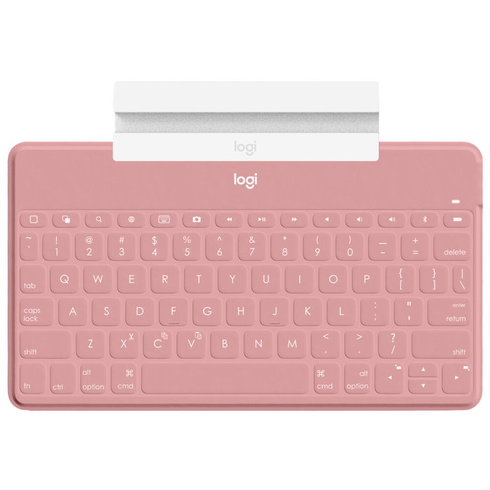 Logitech Keys-To-Go Teclado Compacto Inalámbrico Bluetooth para iPhone/iPad - Rosa Logitech Keys-To-Go Teclado Compacto Inalámbrico Bluetooth para iPhone/iPad - Rosa