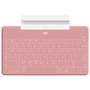 Logitech Keys-To-Go Teclado Compacto Inalámbrico Bluetooth para iPhone/iPad - Rosa