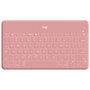 Logitech Keys-To-Go Teclado Compacto Inalámbrico Bluetooth para iPhone/iPad - Rosa