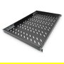 Digitus 1HE 44x482x700-1180mm bis 50kg schwarz var estantería para armario de 19" Negro