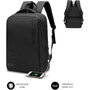 Subblim City Backpack Mochila para Portátil 15,6 Pulgadas Negro