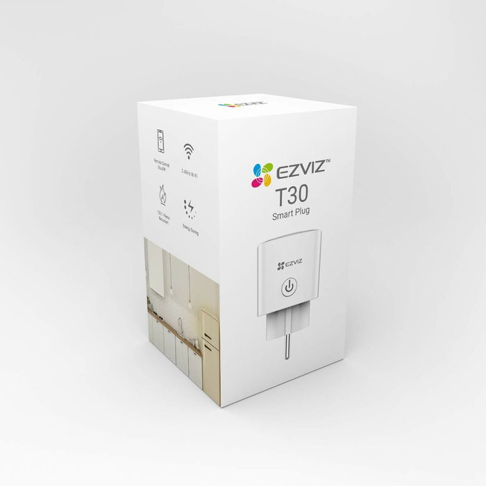 EZVIZ T30-10A-EU Enchufe Inteligente Blanco Wi-Fi