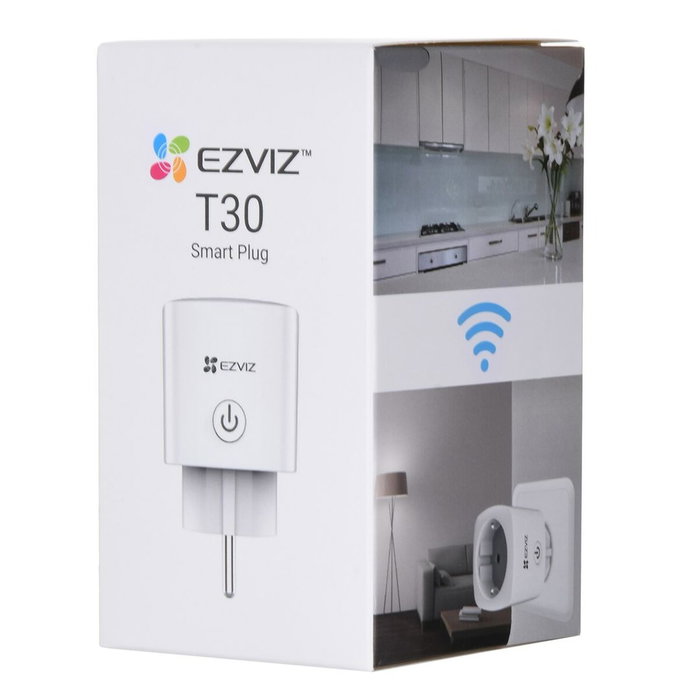 EZVIZ T30-10A-EU Enchufe Inteligente Blanco Wi-Fi