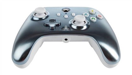 Power A 1516986-02 Mando con Cable Enhanced Metallic Ice para Xbox Series X/S, Xbox One y Windows