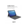 Logitech Combo Touch para iPad Pro de 11 pulgadas, Teclado QWERTY Español, Gris Oxford