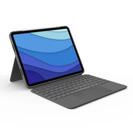 Logitech Combo Touch para iPad Pro de 11 pulgadas, Teclado QWERTY Español, Gris Oxford