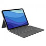Logitech Combo Touch Teclado y Folio con Panel Táctil Luz Trasera Apple Smart Connector QWERTY Español Gris Oxford