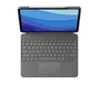 Logitech Combo Touch Funda con Teclado para iPad Pro 12,9 pulgadas, Gris