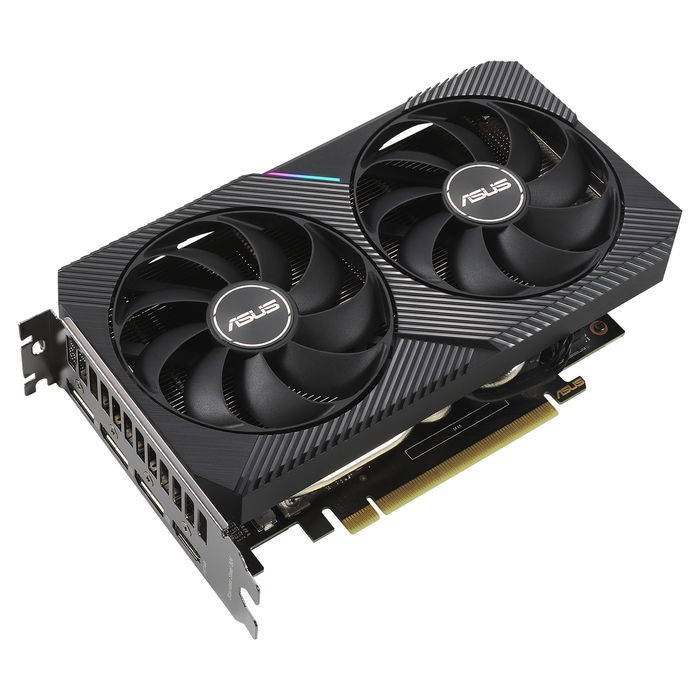 ASUS Tarjeta Gráfica GeForce RTX 3060 DUAL-RTX3060-O12G-V2 12GB GDDR6 OC V2 LHR