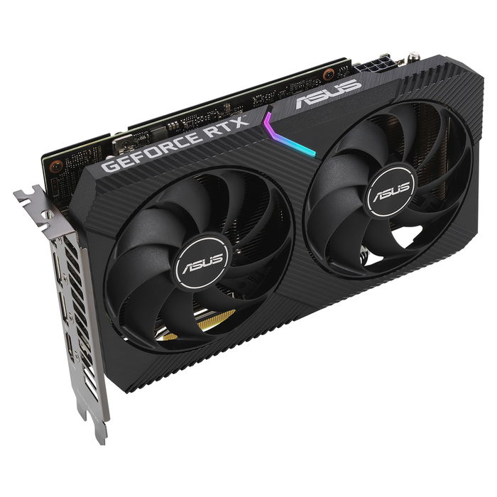 ASUS Tarjeta Gráfica GeForce RTX 3060 DUAL-RTX3060-O12G-V2 12GB GDDR6 OC V2 LHR