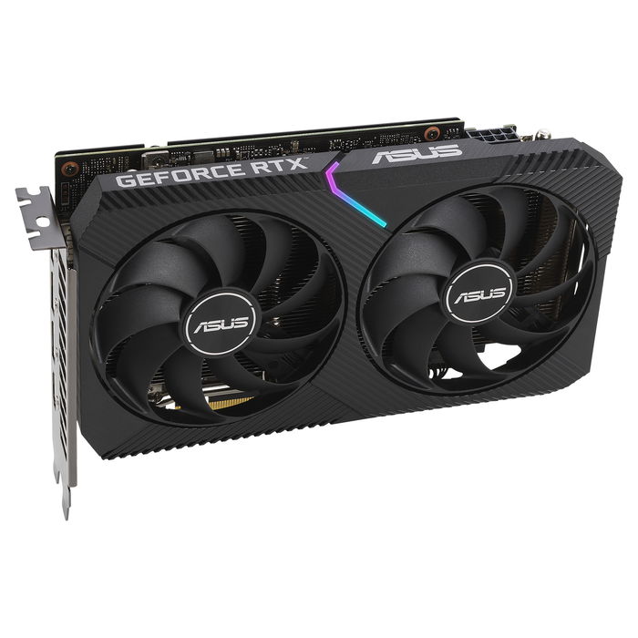 ASUS Tarjeta Gráfica GeForce RTX 3060 DUAL-RTX3060-O12G-V2 12GB GDDR6 OC V2 LHR
