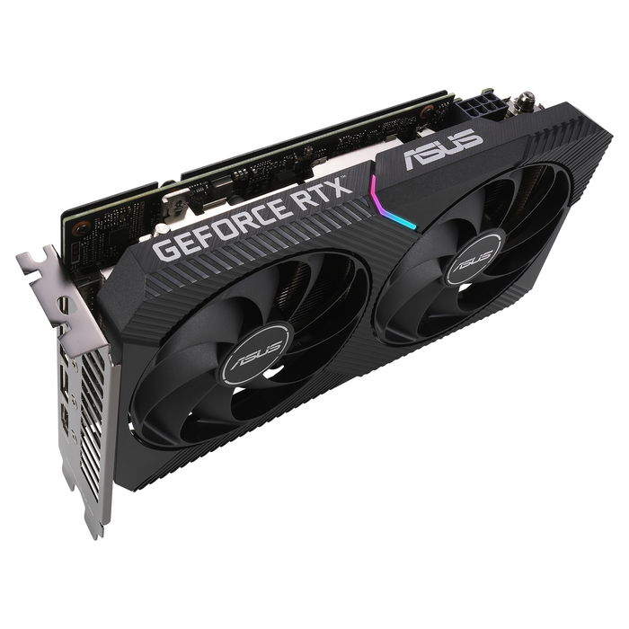 ASUS Tarjeta Gráfica GeForce RTX 3060 DUAL-RTX3060-O12G-V2 12GB GDDR6 OC V2 LHR