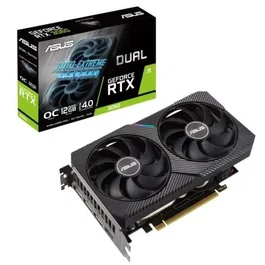 ASUS Tarjeta Gráfica GeForce RTX 3060 DUAL-RTX3060-O12G-V2 12GB GDDR6 OC V2 LHR