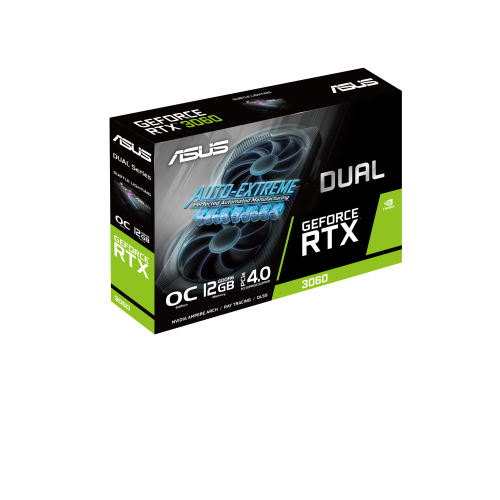 ASUS Dual GeForce RTX 3060 12GB GDDR6 OC Edition V2 LHR