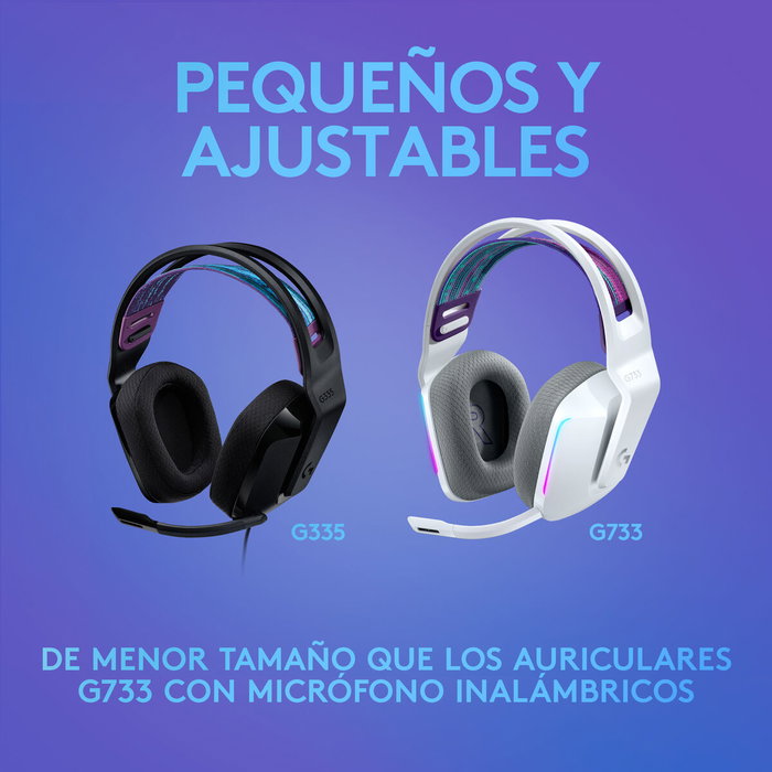 Logitech G335 Auriculares Gaming con Micrófono Negro