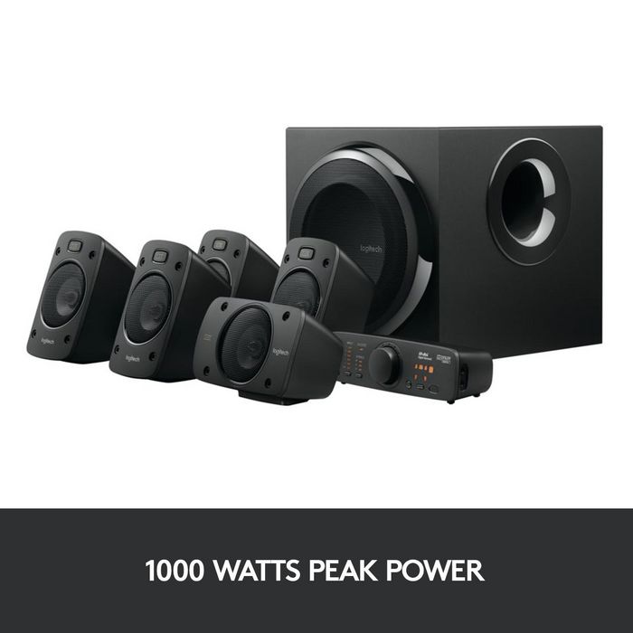 Logitech Z906 Sistema de Sonido Surround 5.1 THX 500W Negro