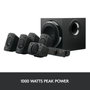 Logitech Z906 Sistema de Sonido Surround 5.1 THX 500W Negro