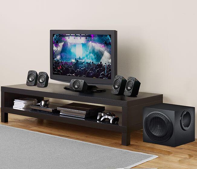 Logitech Z906 Sistema de Altavoces Surround 5.1 THX 500W Negro