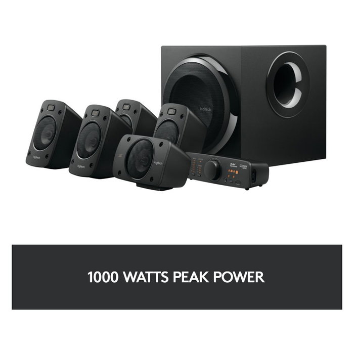 Logitech Z906 Sistema de altavoces 5.1 THX 500W Logitech Z906 Sistema de altavoces 5.1 THX 500W