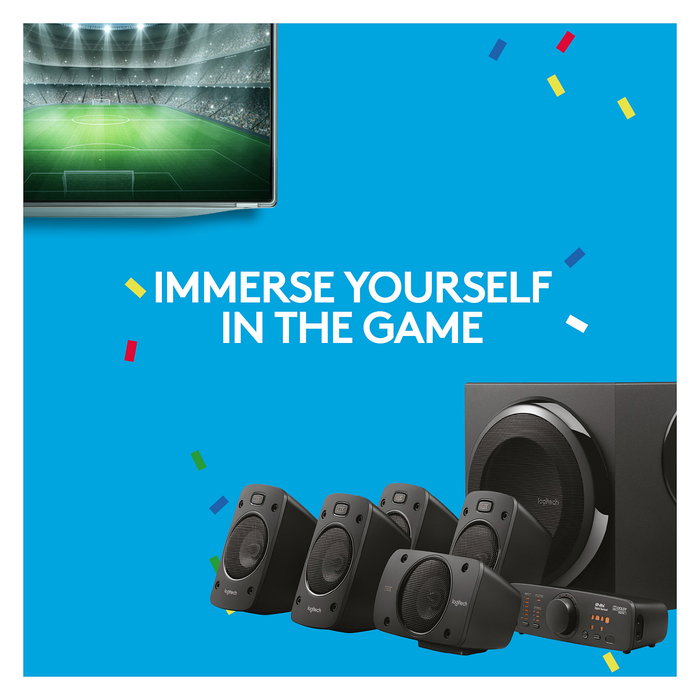 Logitech 980-000468 Sistema de Sonido 5.1 THX 500W Logitech 980-000468 Sistema de Sonido 5.1 THX 500W