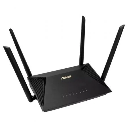 Asus RT-AX53U Router Inalámbrico Wi-Fi 6 (AX1800) 1800 Mbps Doble Banda 2.4GHz/5GHz, 4 Antenas, OFDMA, MU-MIMO, 4 Puertos Gigabit, AiProtection, 90IG06P0-MO3510