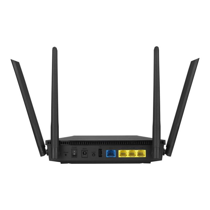 Asus RT-AX53U Router Inalámbrico Wi-Fi 6 AX1800 Doble Banda Negro Asus RT-AX53U Router Inalámbrico Wi-Fi 6 AX1800 Doble Banda Negro