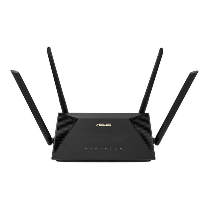 Asus RT-AX53U Router Inalámbrico Wi-Fi 6 AX1800 Doble Banda Negro Asus RT-AX53U Router Inalámbrico Wi-Fi 6 AX1800 Doble Banda Negro