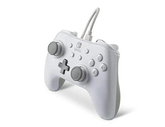 PowerA Mando con Cable para Nintendo Switch, Blanco Mate PowerA Mando con Cable para Nintendo Switch, Blanco Mate