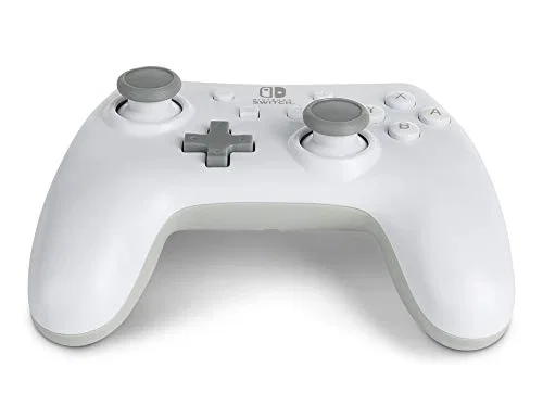 PowerA Mando con Cable para Nintendo Switch, Blanco Mate PowerA Mando con Cable para Nintendo Switch, Blanco Mate