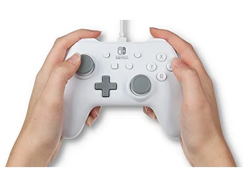 PowerA Mando con Cable para Nintendo Switch, Blanco Mate PowerA Mando con Cable para Nintendo Switch, Blanco Mate