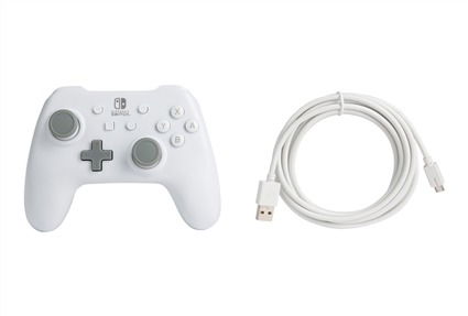 Power A 1517033-01 Mando con Cable Nintendo Switch Blanco