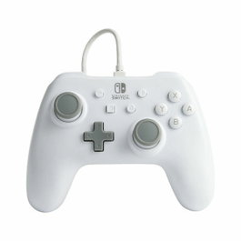 PowerA Mando con Cable para Nintendo Switch - Blanco Mate