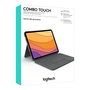 Logitech Funda Combo Touch con Teclado Retroiluminado QWERTY Español y Trackpad para Apple iPad Air 10.9" (4ª Gen) Gris Oxford