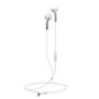 Muvit Auriculares E56 Jack 3.5 mm Blanco Estéreo con Micrófono y Cable de 120cm