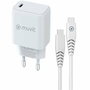 Muvit For Change MCPAK0044 Cargador de Pared 20W USB-C con Cable USB-C a USB-C