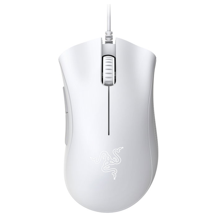 Razer DeathAdder Essential 2021 - Ratón Gaming Ergonómico de Mano Derecha, Óptico 6400 DPI, Blanco, Cable USB 2.1 m, 5 Botones Programables Razer DeathAdder Essential 2021 - Ratón Gaming Ergonómico de Mano Derecha, Óptico 6400 DPI, Blanco, Cable USB 2.1 m, 5 Botones Programables