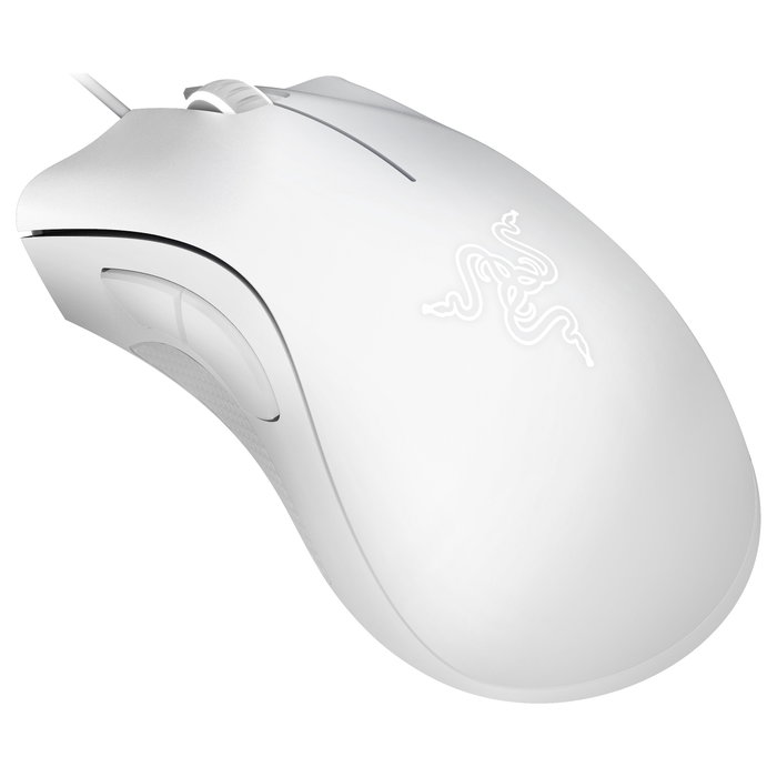Razer DeathAdder Essential 2021 - Ratón Gaming Ergonómico de Mano Derecha, Óptico 6400 DPI, Blanco, Cable USB 2.1 m, 5 Botones Programables Razer DeathAdder Essential 2021 - Ratón Gaming Ergonómico de Mano Derecha, Óptico 6400 DPI, Blanco, Cable USB 2.1 m, 5 Botones Programables