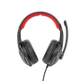 Trust GXT 411 Radius Auriculares Alámbricos de Diadema Negro y Rojo