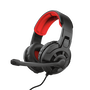 Trust GXT 411 Radius Auriculares Alámbricos de Diadema Negro y Rojo