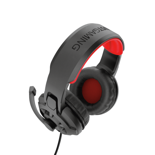 Trust GXT 411 Radius Auriculares Alámbricos de Diadema Negro y Rojo