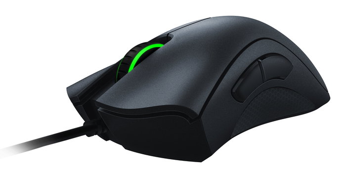 Razer DeathAdder Essential - Ratón Gaming Óptico 6400 DPI, 5 Botones Programables, Ergonómico para Mano Derecha, USB, Negro (RZ01-03850100-R3M1)