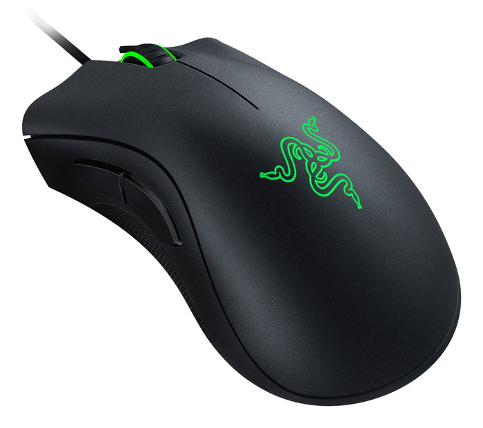 Razer DeathAdder Essential - Ratón Gaming Óptico 6400 DPI, 5 Botones Programables, Ergonómico para Mano Derecha, USB, Negro (RZ01-03850100-R3M1)