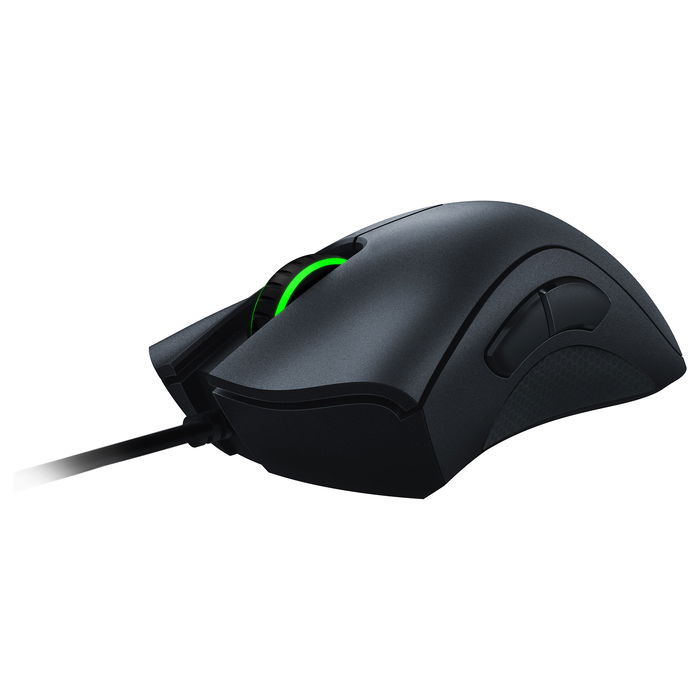 RatÓn gaming razer deathadder essential 6400 dpi (5 botones programables negro rz01-03850100-r3m1