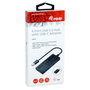 Equip Hub USB 3.2 Gen 1 de 4 puertos con adaptador USB-C