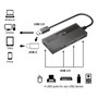 Equip Hub USB 3.2 Gen 1 de 4 puertos con adaptador USB-C