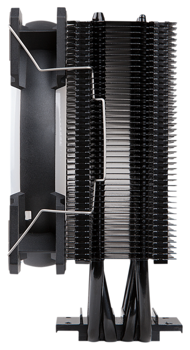 Hiditec C12 PWM ARGB Ventilador con Disipador para CPU 120mm Negro Hiditec C12 PWM ARGB Ventilador con Disipador para CPU 120mm Negro