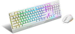 MSI VIGOR GK30 COMBO WHITE ES Teclado Mecánico y Ratón Gaming USB RGB LED Blanco S11-04ES305-CLA